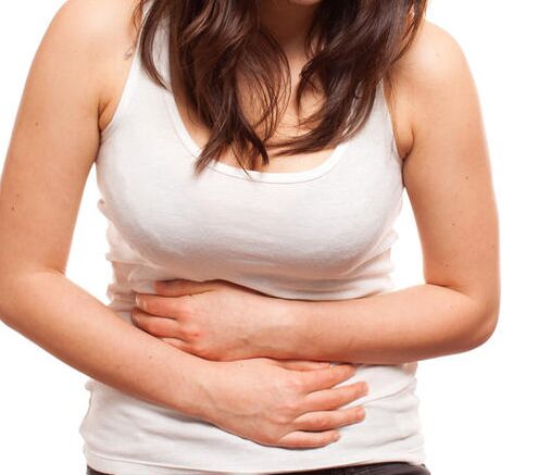 Bolest břicha je známkou helminthické invaze